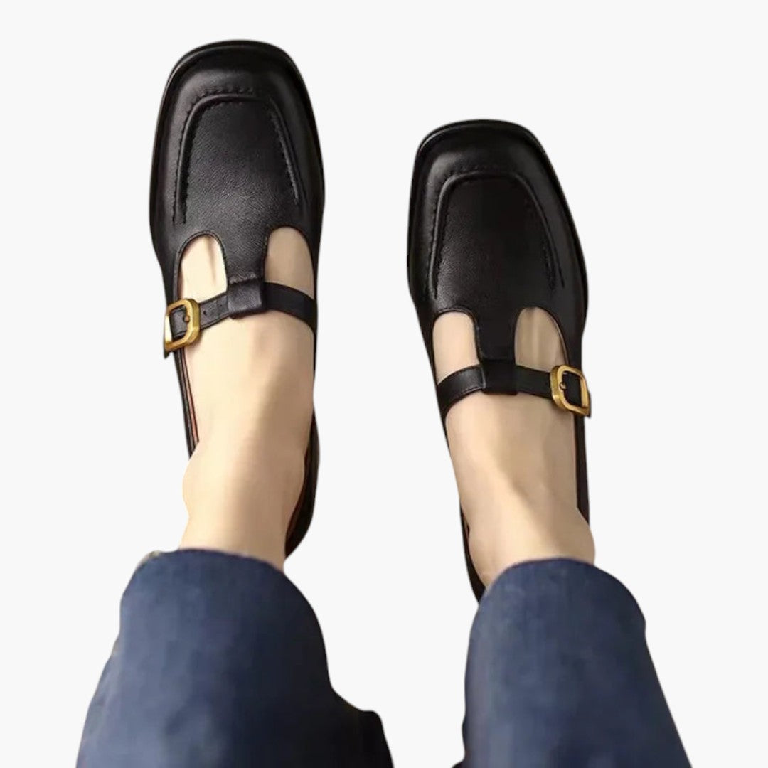 Femmes Chaussures Mary Jane a Bride T et Talon Bloc