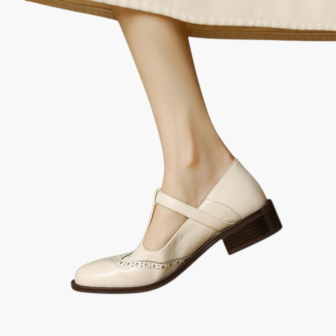 Femmes Confortables Chaussures Mary Jane a Bride et Bout Rond
