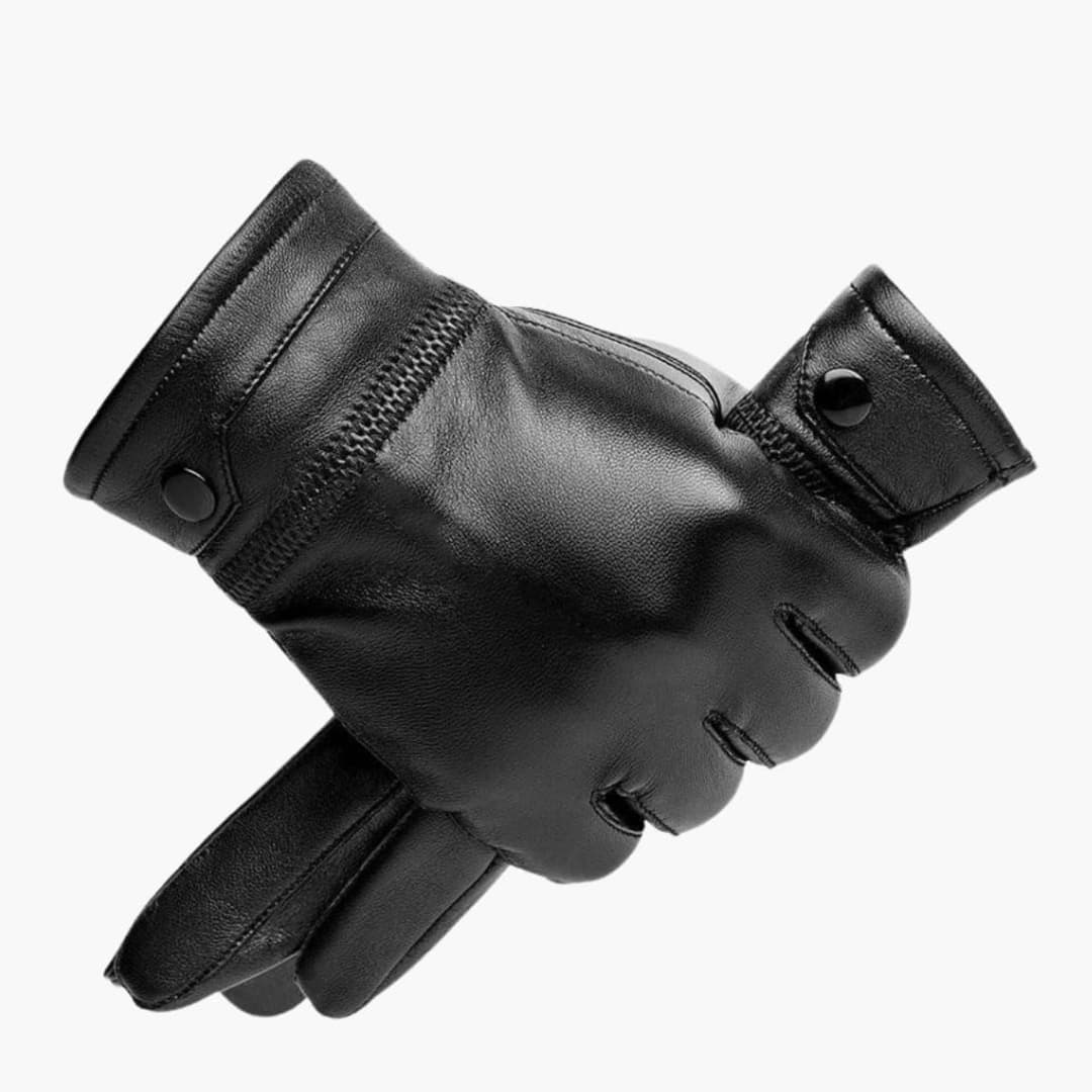 Gants Homme avec Fermeture à Pression
