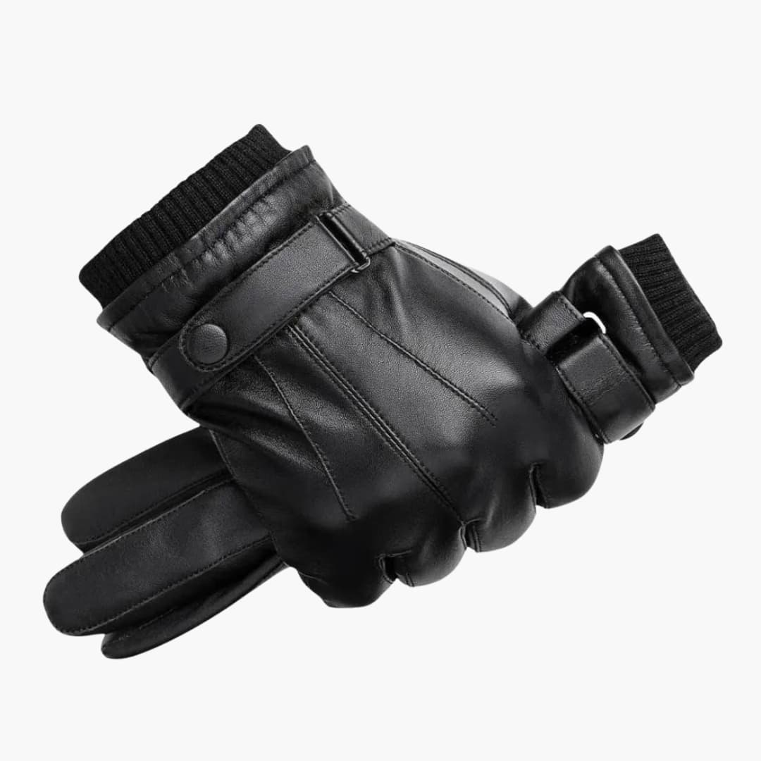 Gants Homme avec Fermeture à Pression