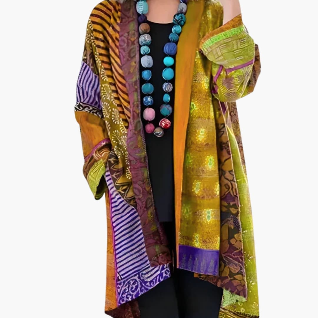 Gilet femme avec coupe droite et surface côtelée