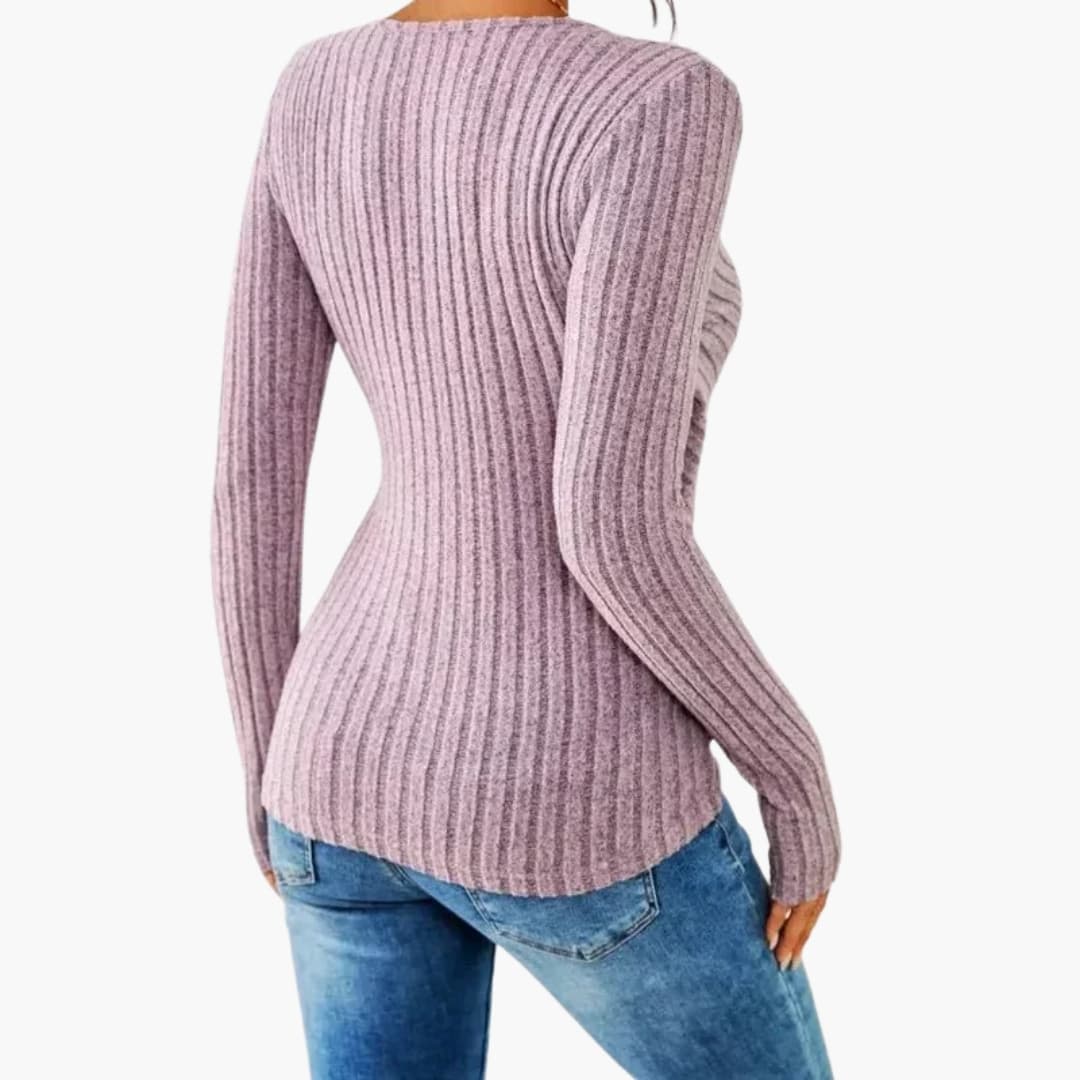 Haut Cache Cœur Femme avec Décolleté
