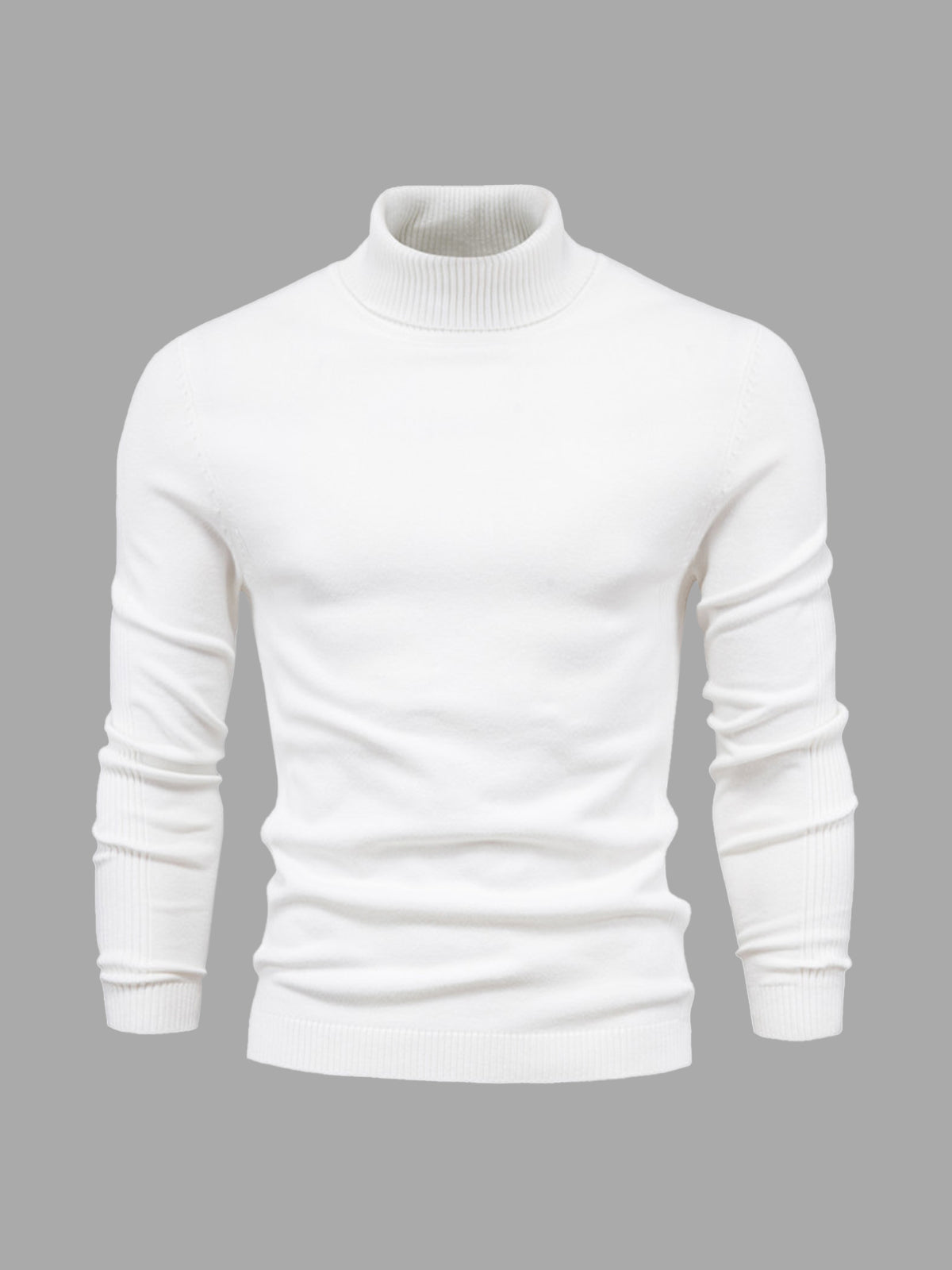 Pull Col Roulé Homme | Lavable En Machine | Coupe Classique | Confort Quotidien