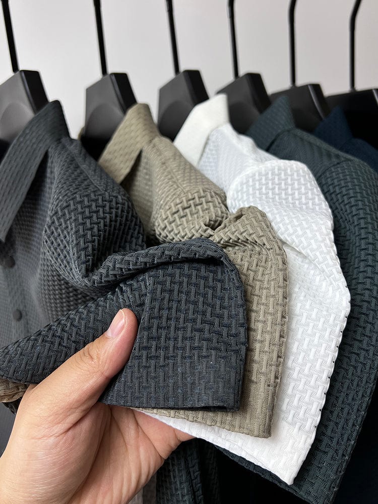 Polo homme à manches courtes léger avec col classique