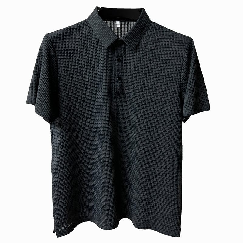Polo homme à manches courtes léger avec col classique