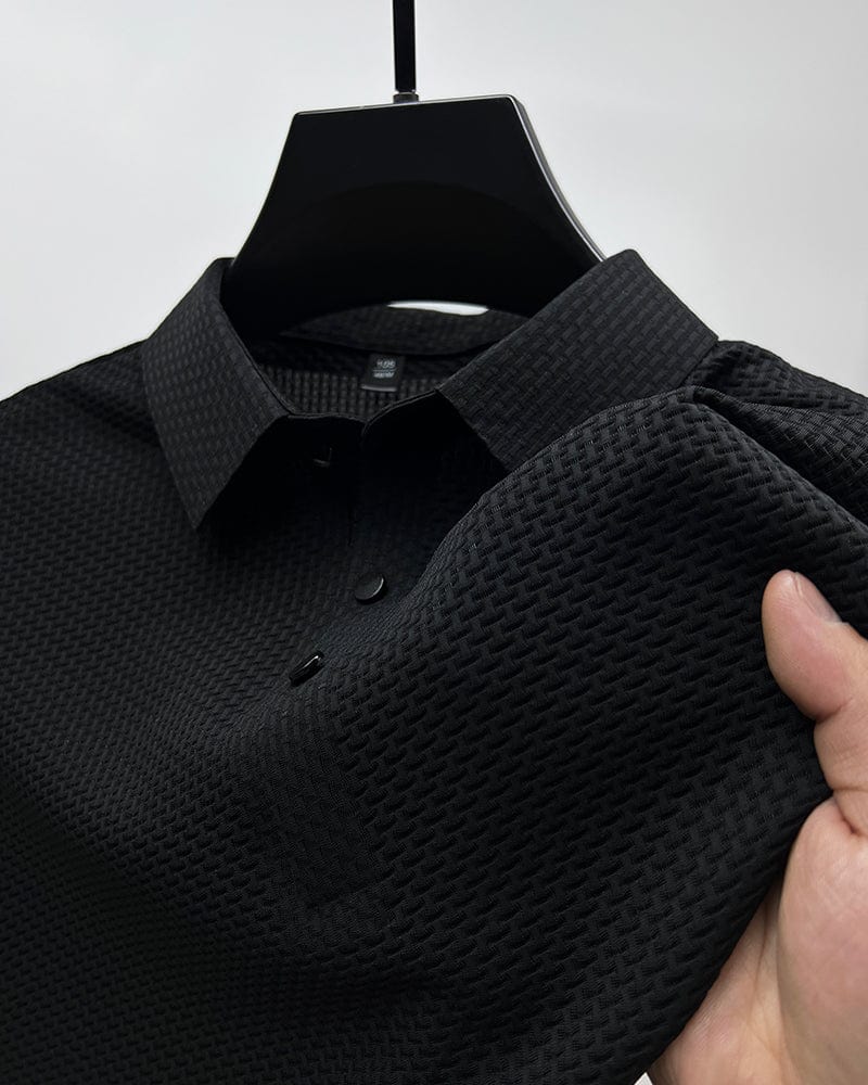 Polo homme à manches courtes léger avec col classique
