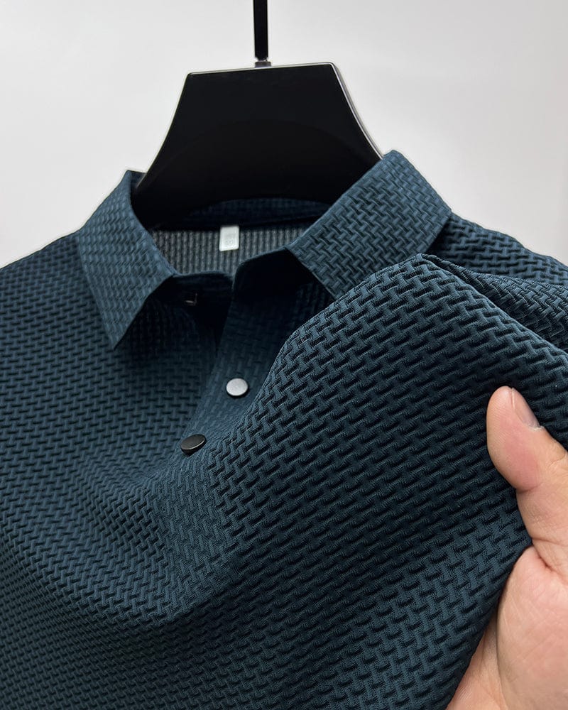 Polo homme à manches courtes léger avec col classique