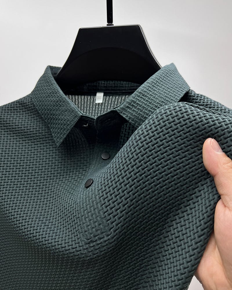 Polo homme à manches courtes léger avec col classique