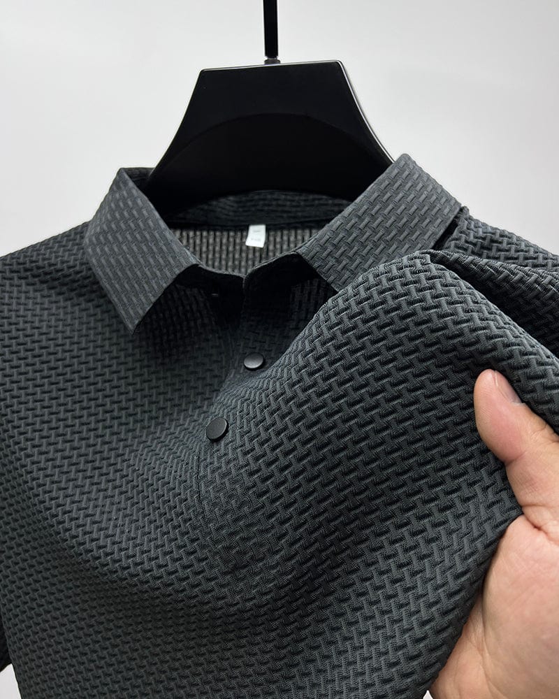Polo homme à manches courtes léger avec col classique