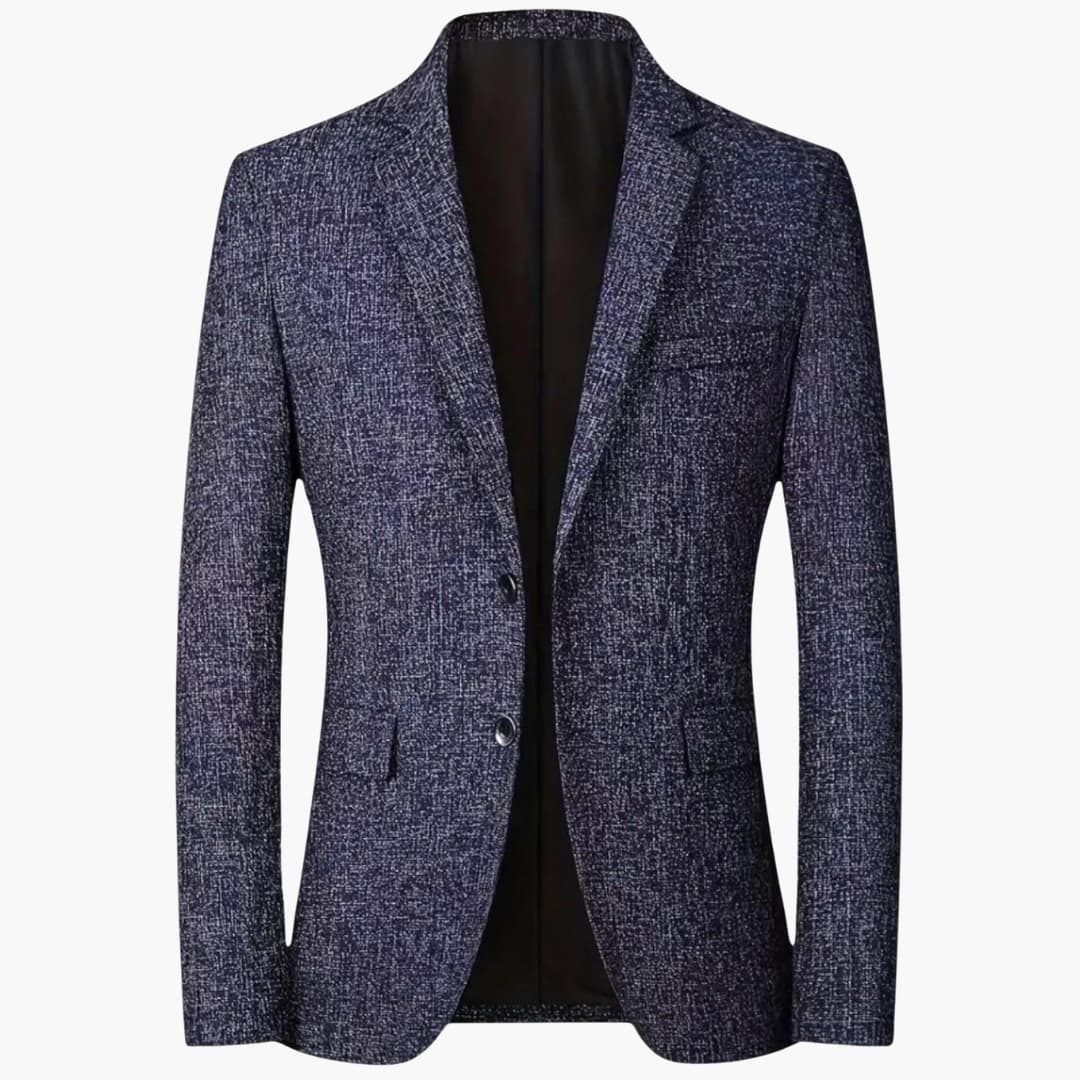 Blazer homme avec col à revers et double bouton