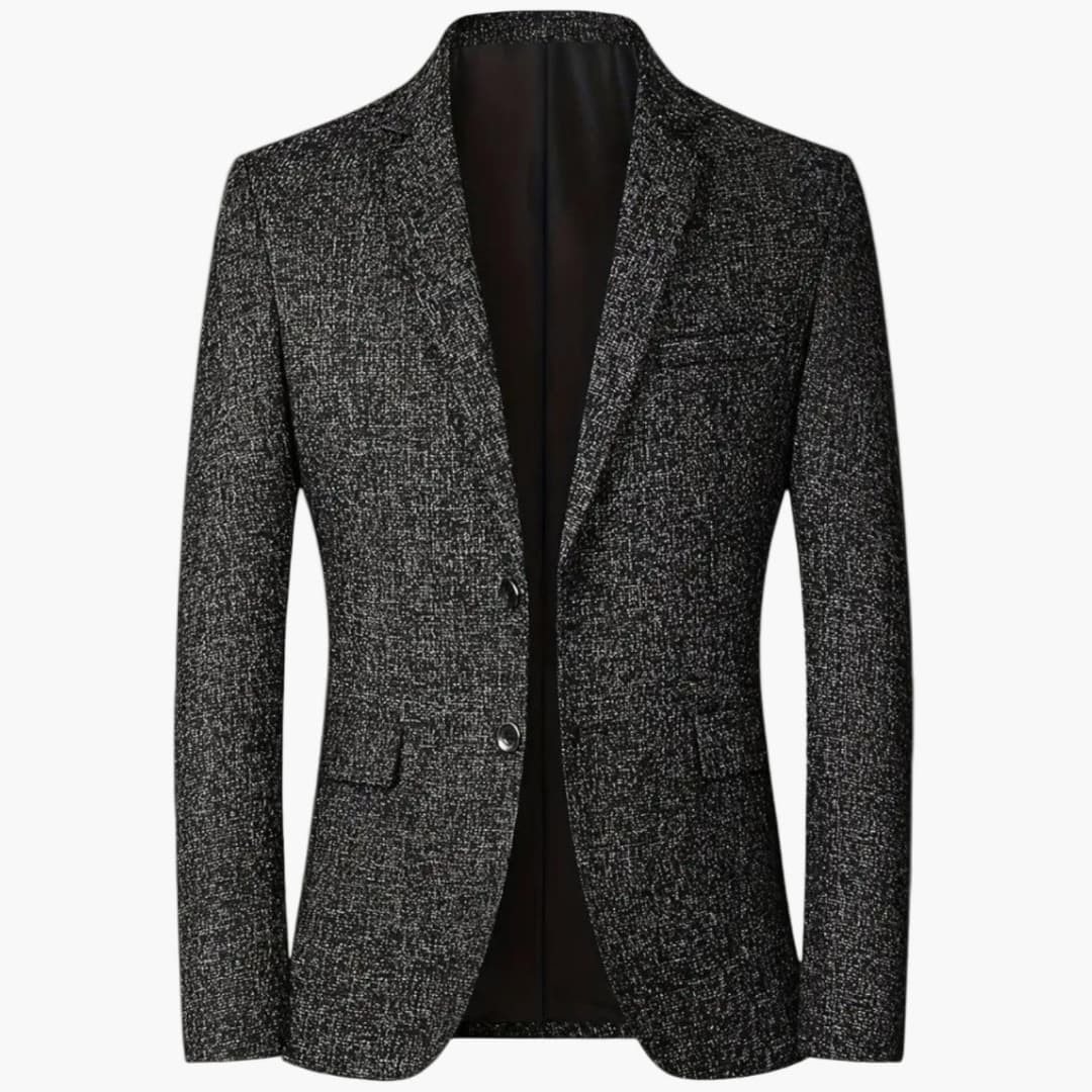 Blazer homme avec col à revers et double bouton