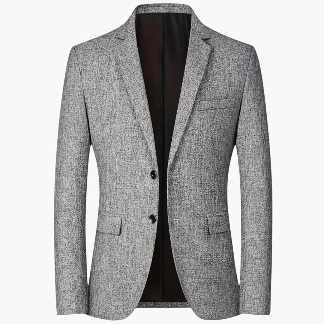 Blazer homme avec col à revers et double bouton