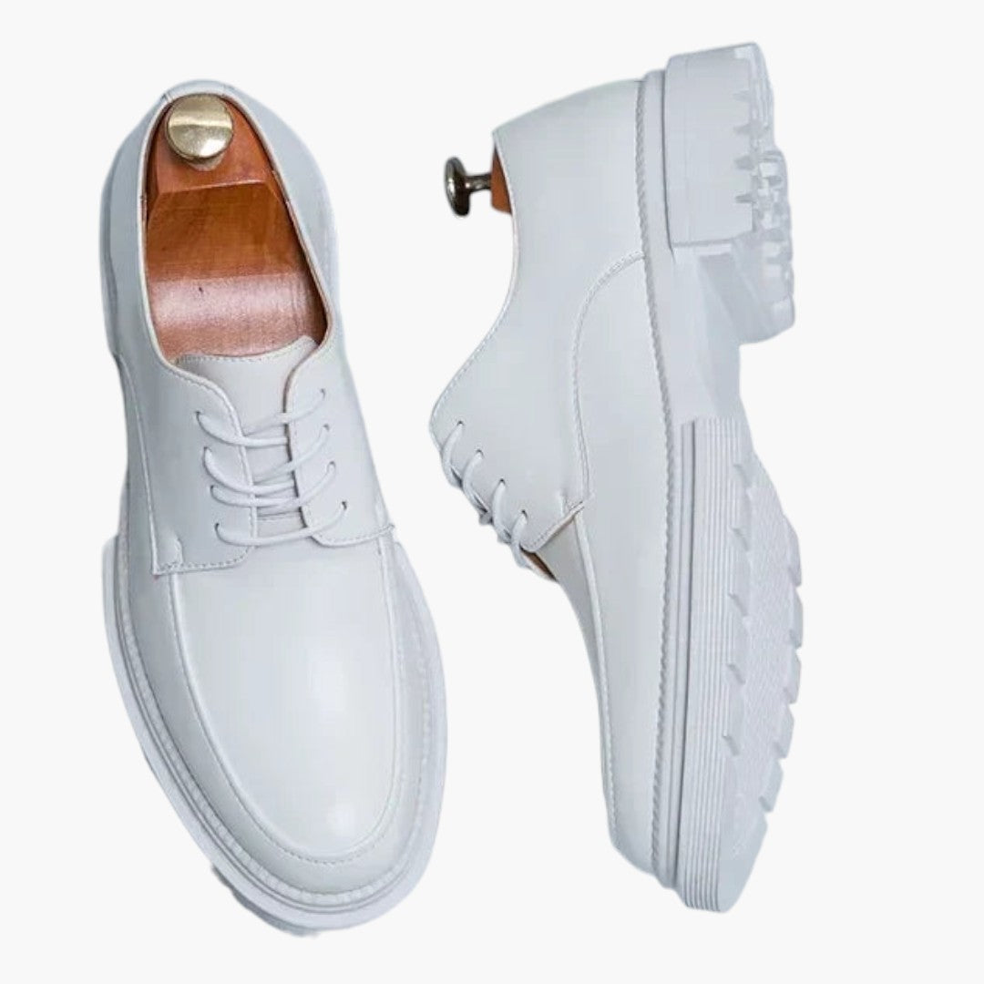 Homme Chaussures Oxford avec Fermeture Lacets et Semelle Caoutchouc