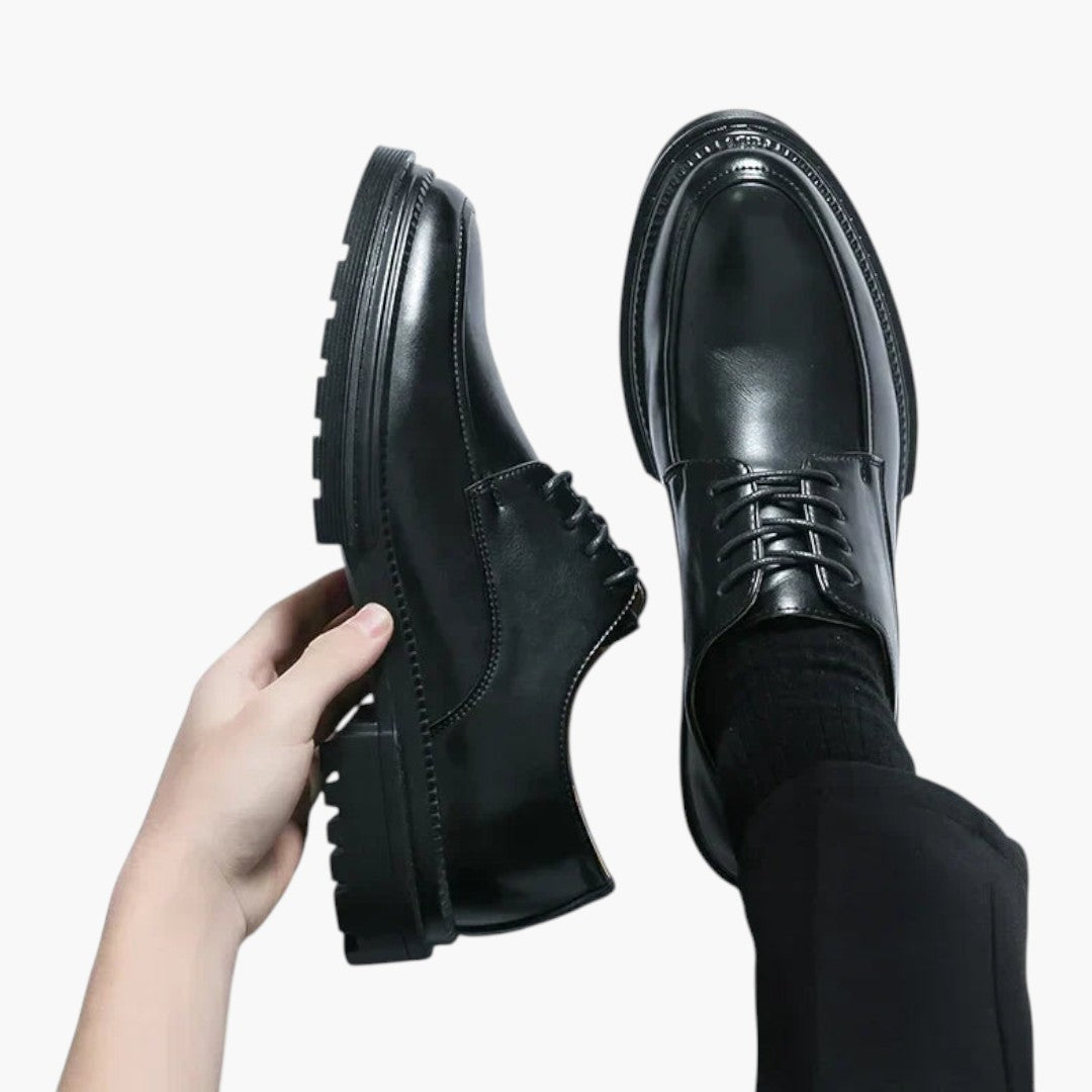 Homme Chaussures Oxford avec Fermeture Lacets et Semelle Caoutchouc