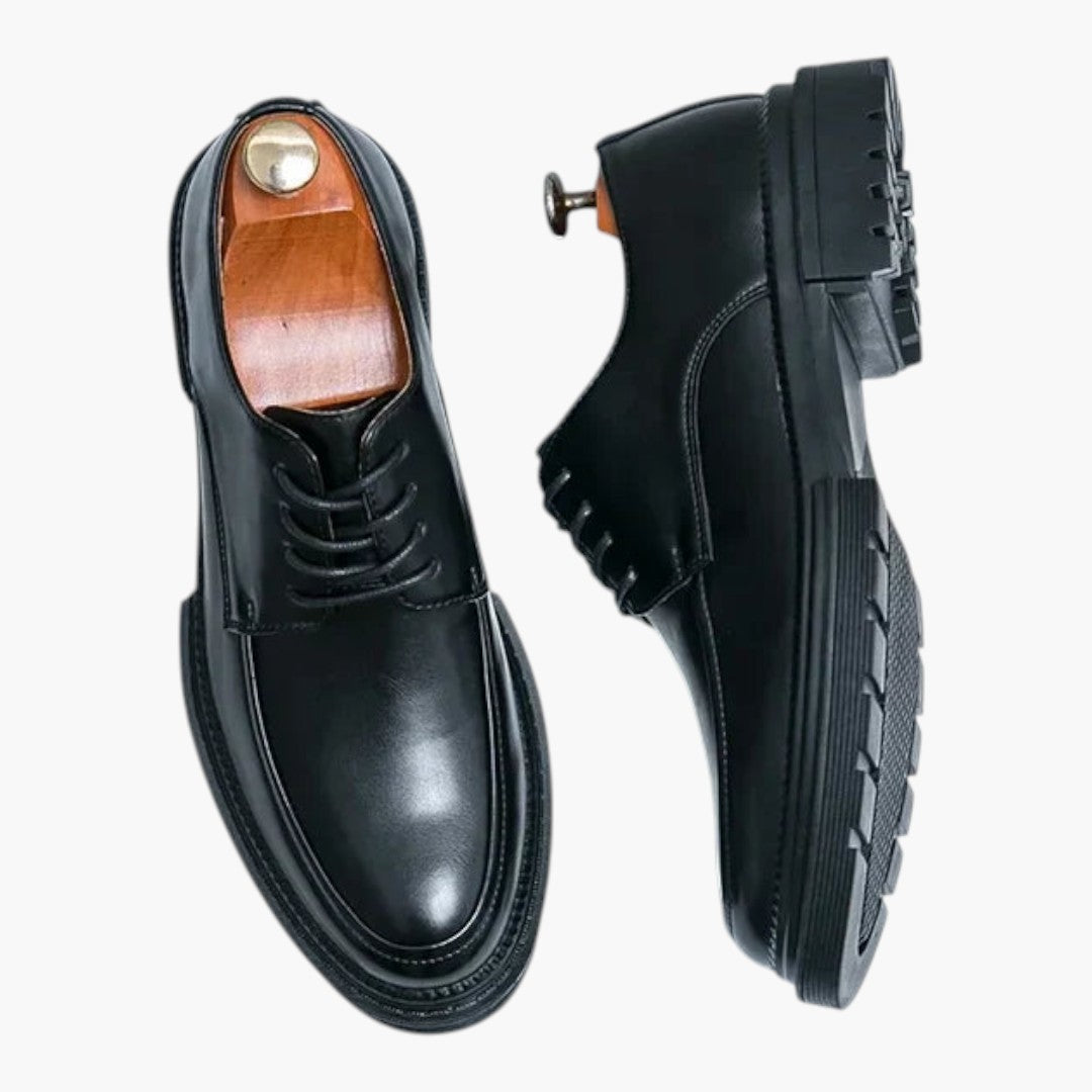 Homme Chaussures Oxford avec Fermeture Lacets et Semelle Caoutchouc