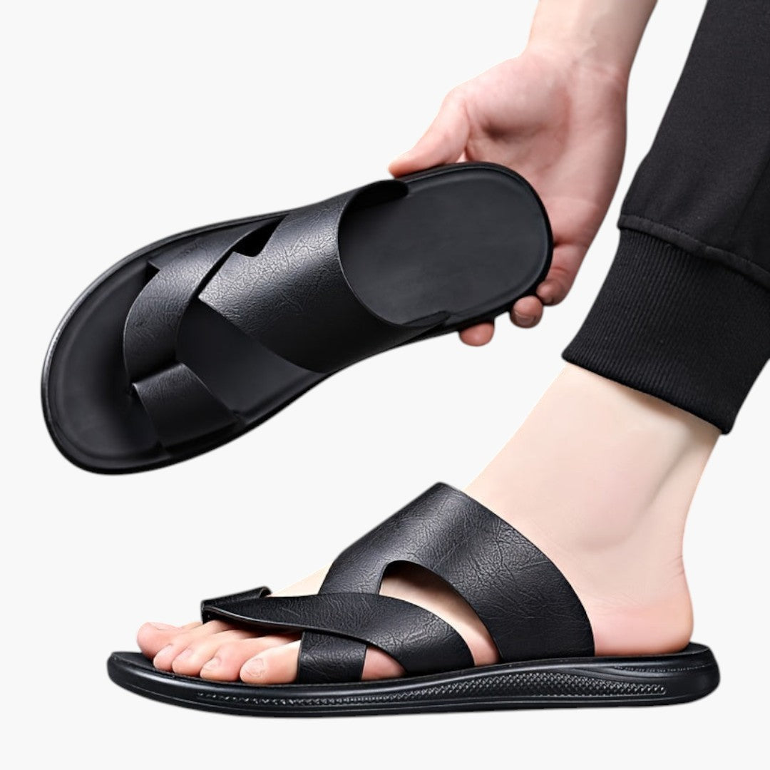 Bequeme Herren-Sandalen mit atmungsaktiver Struktur und leichter Sohle