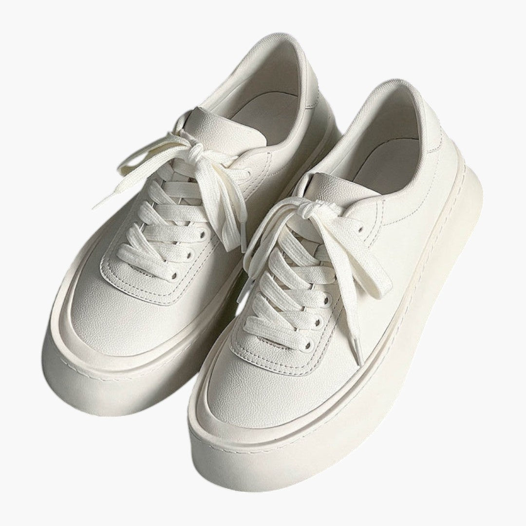 Hommes Baskets avec Tige en Cuir et Fermeture Lacets