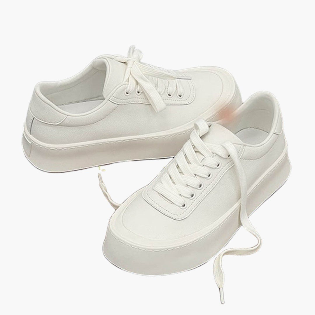 Hommes Baskets avec Tige en Cuir et Fermeture Lacets
