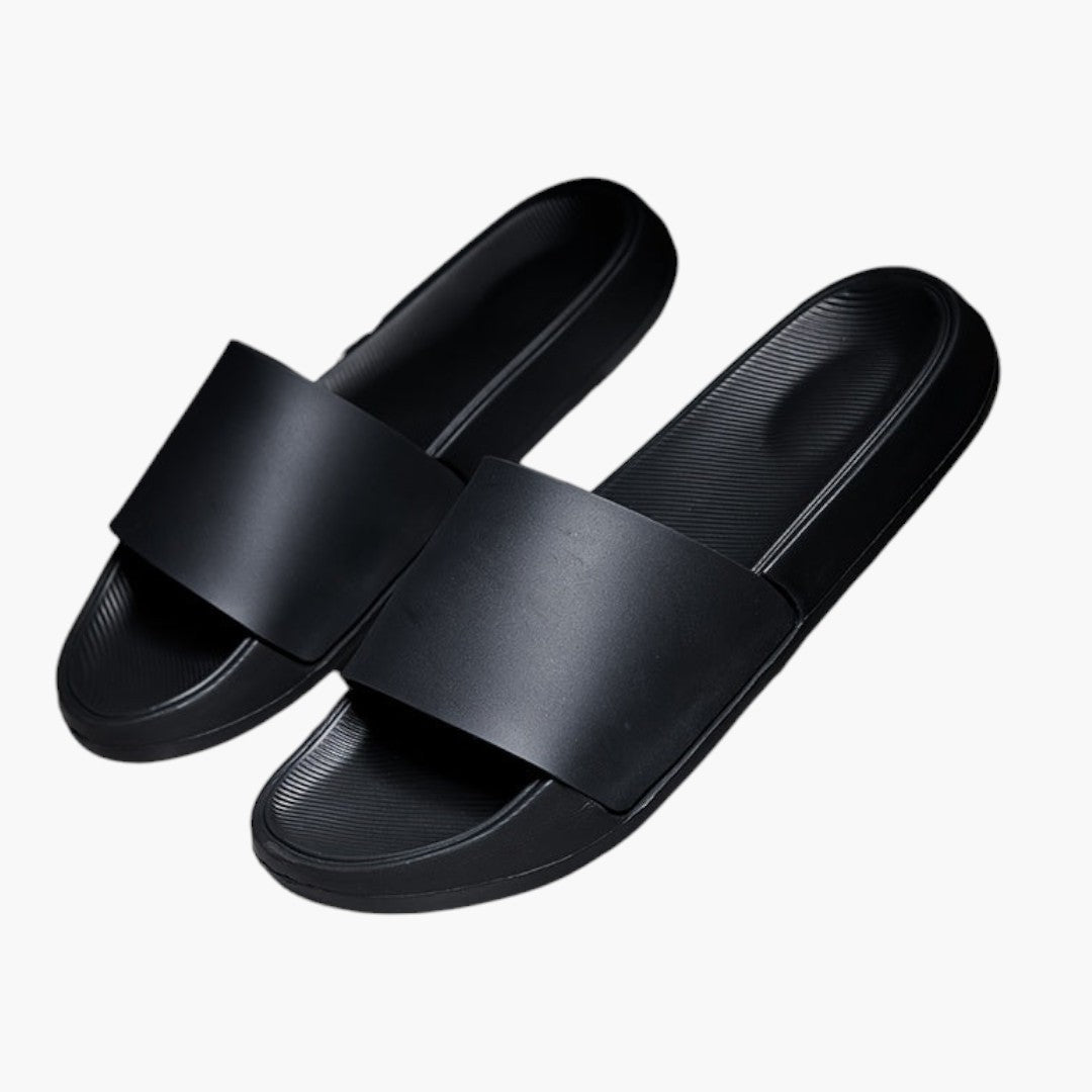 Hommes Chaussons avec Bout Rond et Semelle EVA