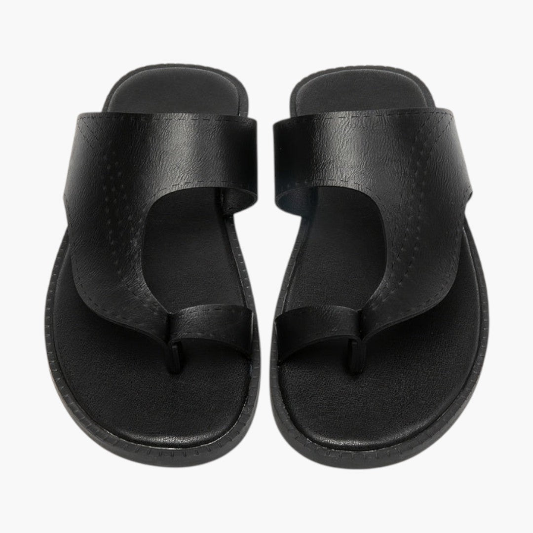 Herren Sandalen mit Mikrofaser-Obermaterial und Gummisohle