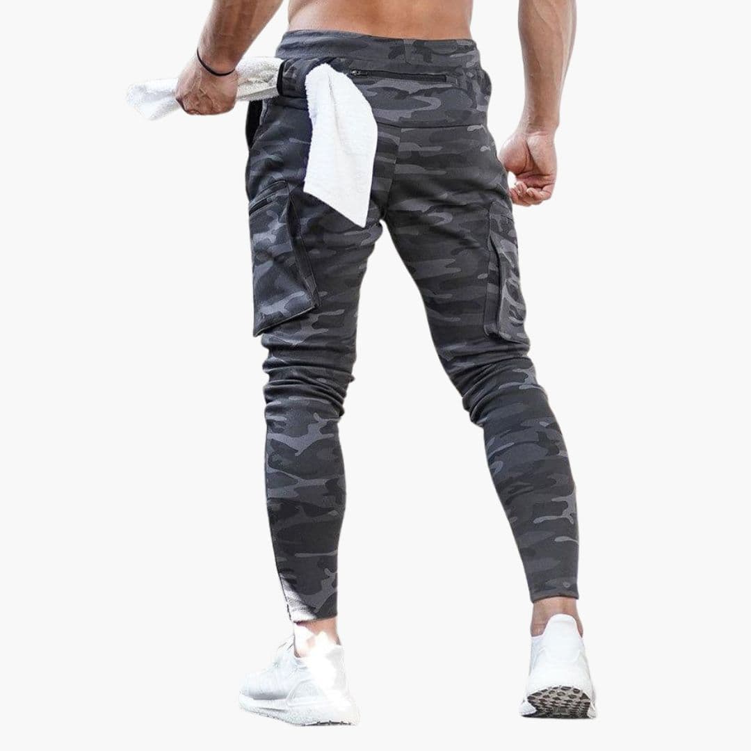 Joggers homme avec zips et cinq poches