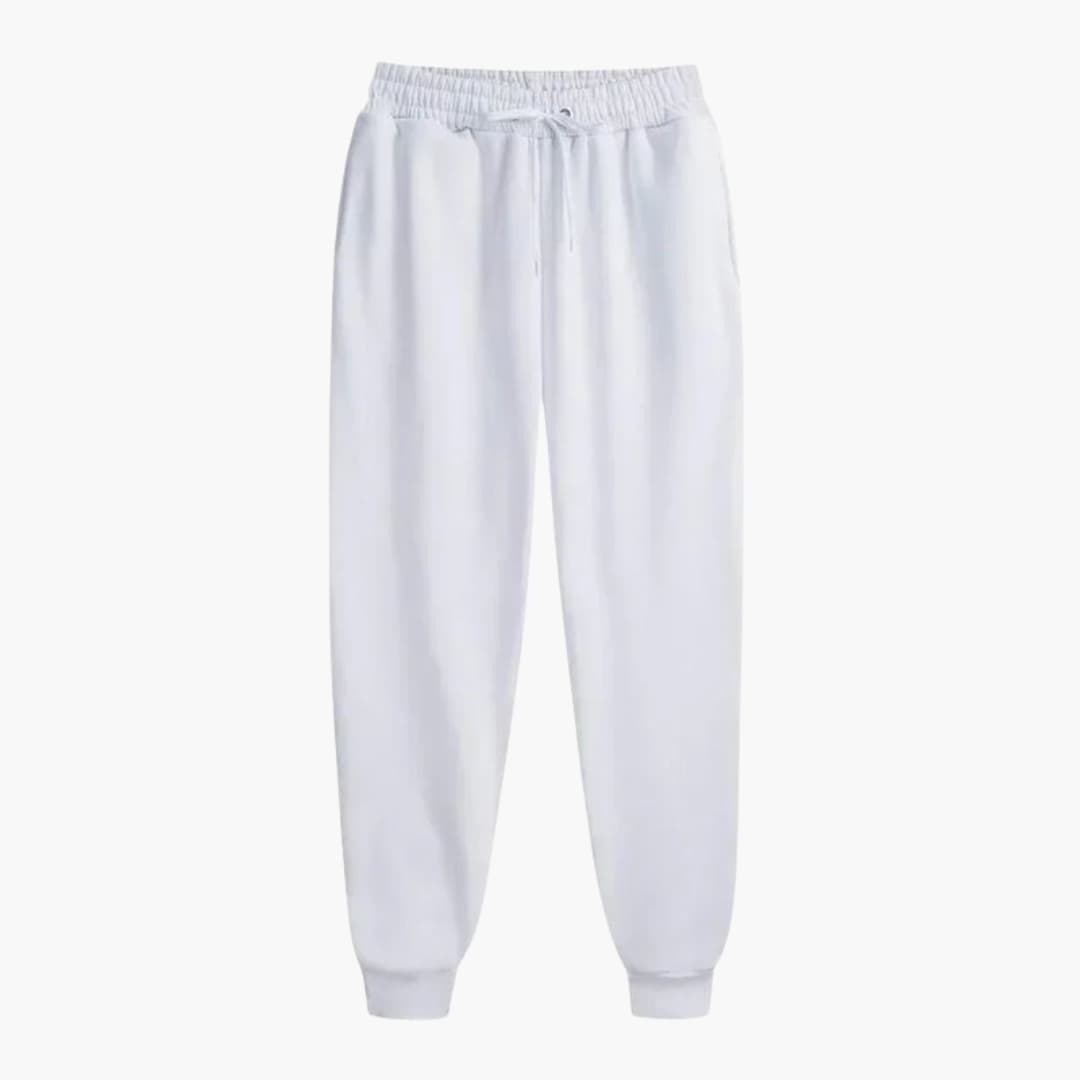 Joggers unissexo com cintura elástica e cordão