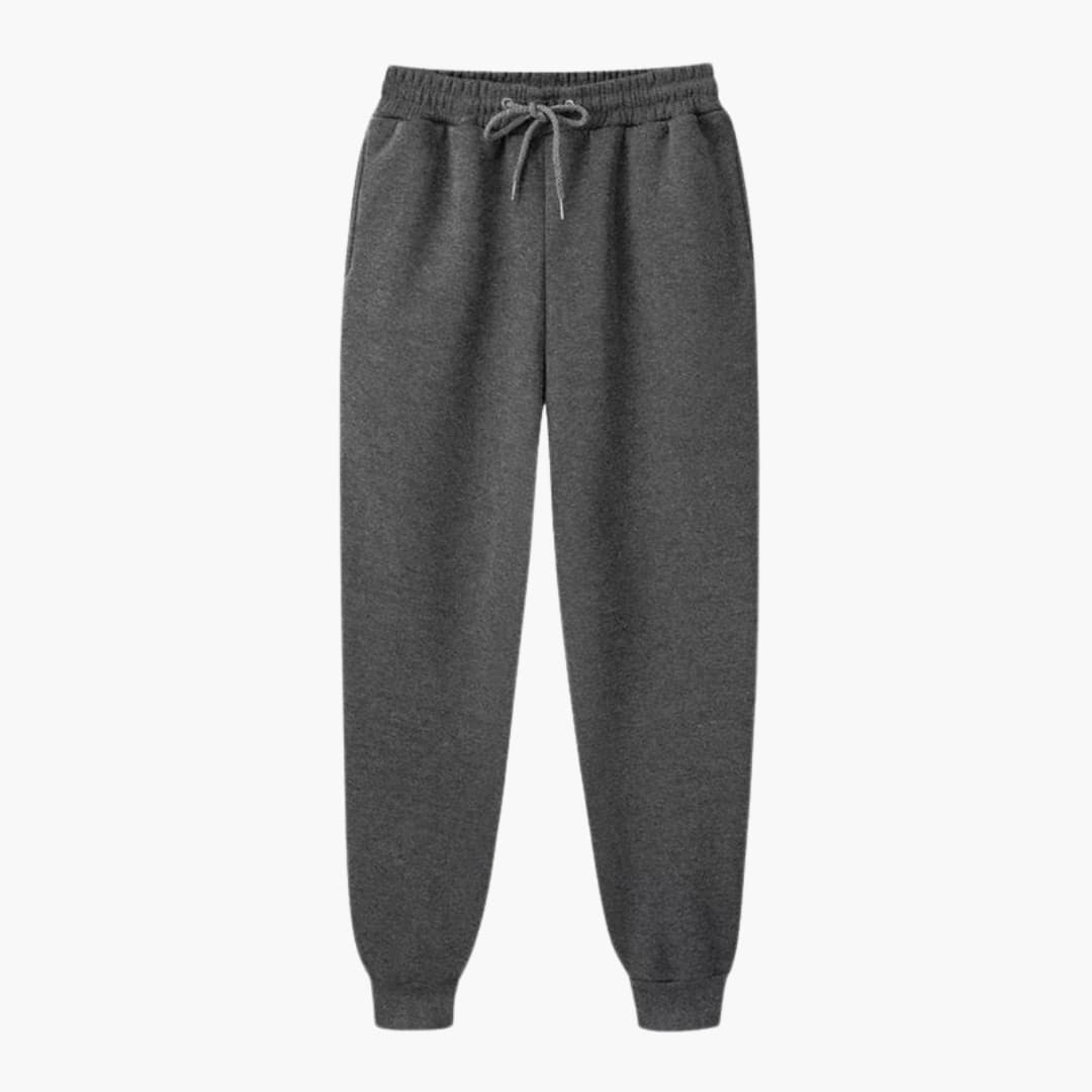 Joggers unissexo com cintura elástica e cordão