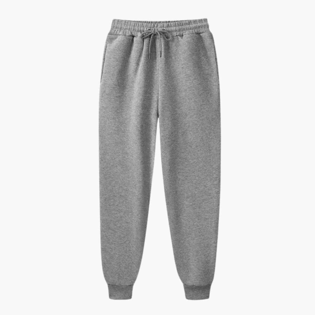 Joggers unissexo com cintura elástica e cordão