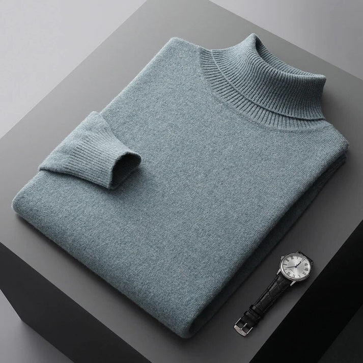Pull Col Roulé Homme | Style Intemporel | Coupe Classique | Confort Quotidien