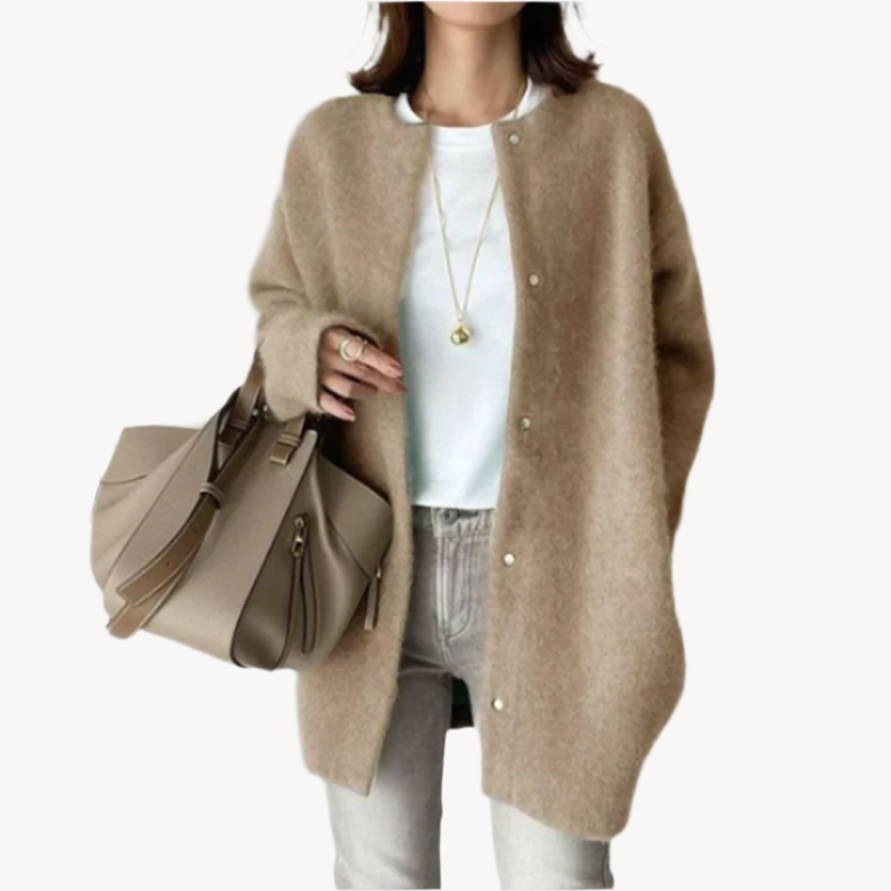 Gilet Femme Élégant | Cardigan Long Polyvalent pour Toutes Occasions
