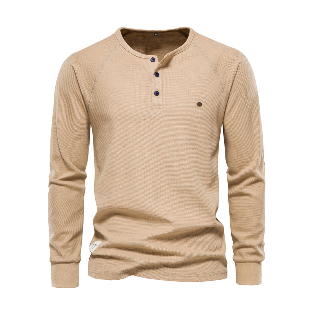 Chemise Gable pour homme à manches longues et motif texturé