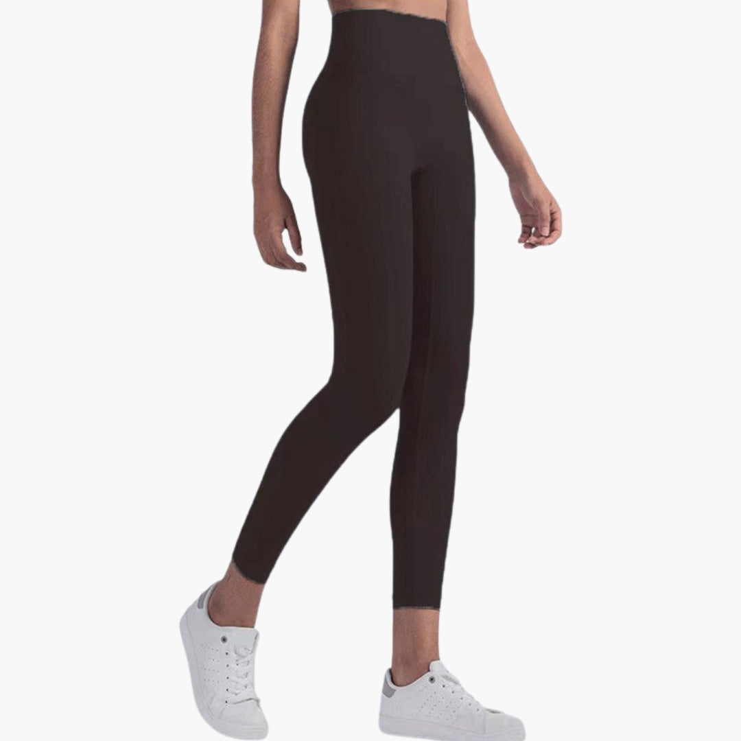 Leggings sportivi da donna a vita alta con gambe lunghe