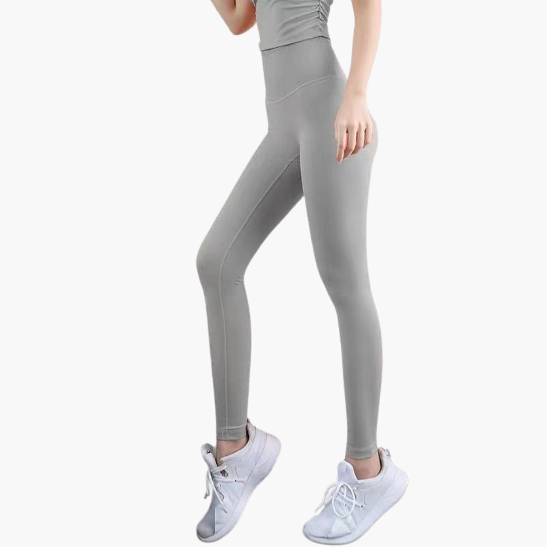 Leggings sportivi da donna a vita alta con gambe lunghe
