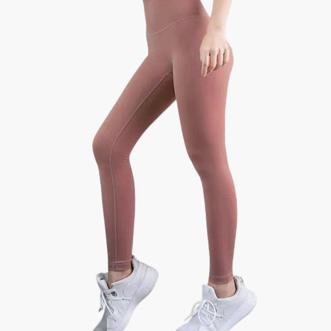 Leggings sportivi da donna a vita alta con gambe lunghe
