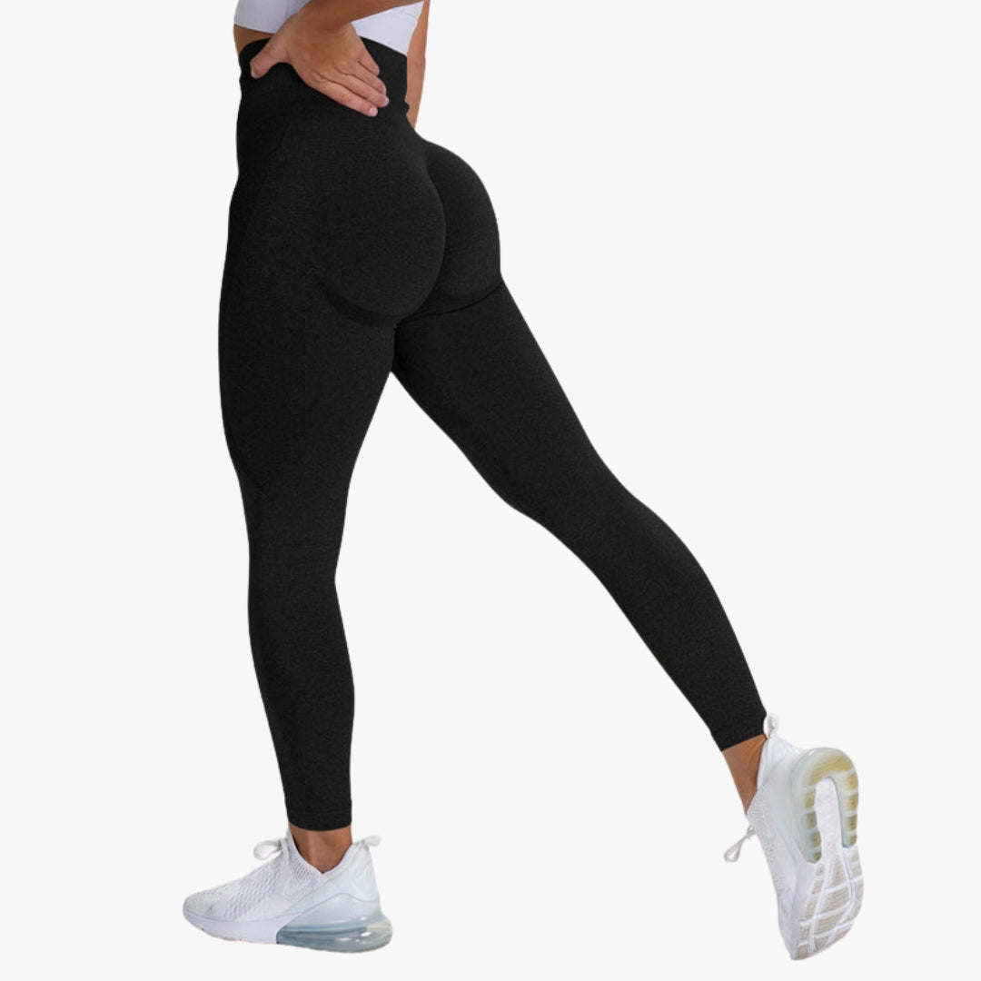 Seamless high-waisted women's sports leggings