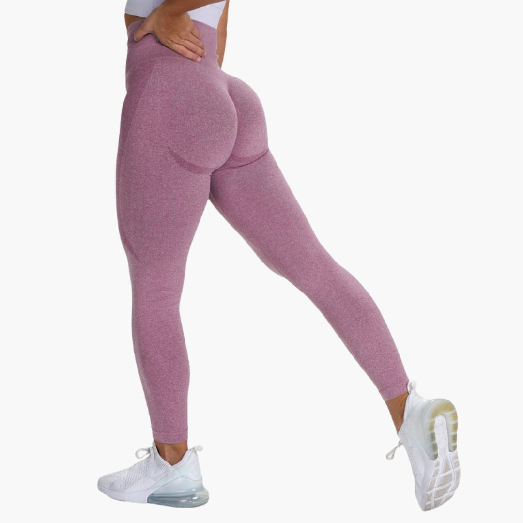 Seamless high-waisted women's sports leggings