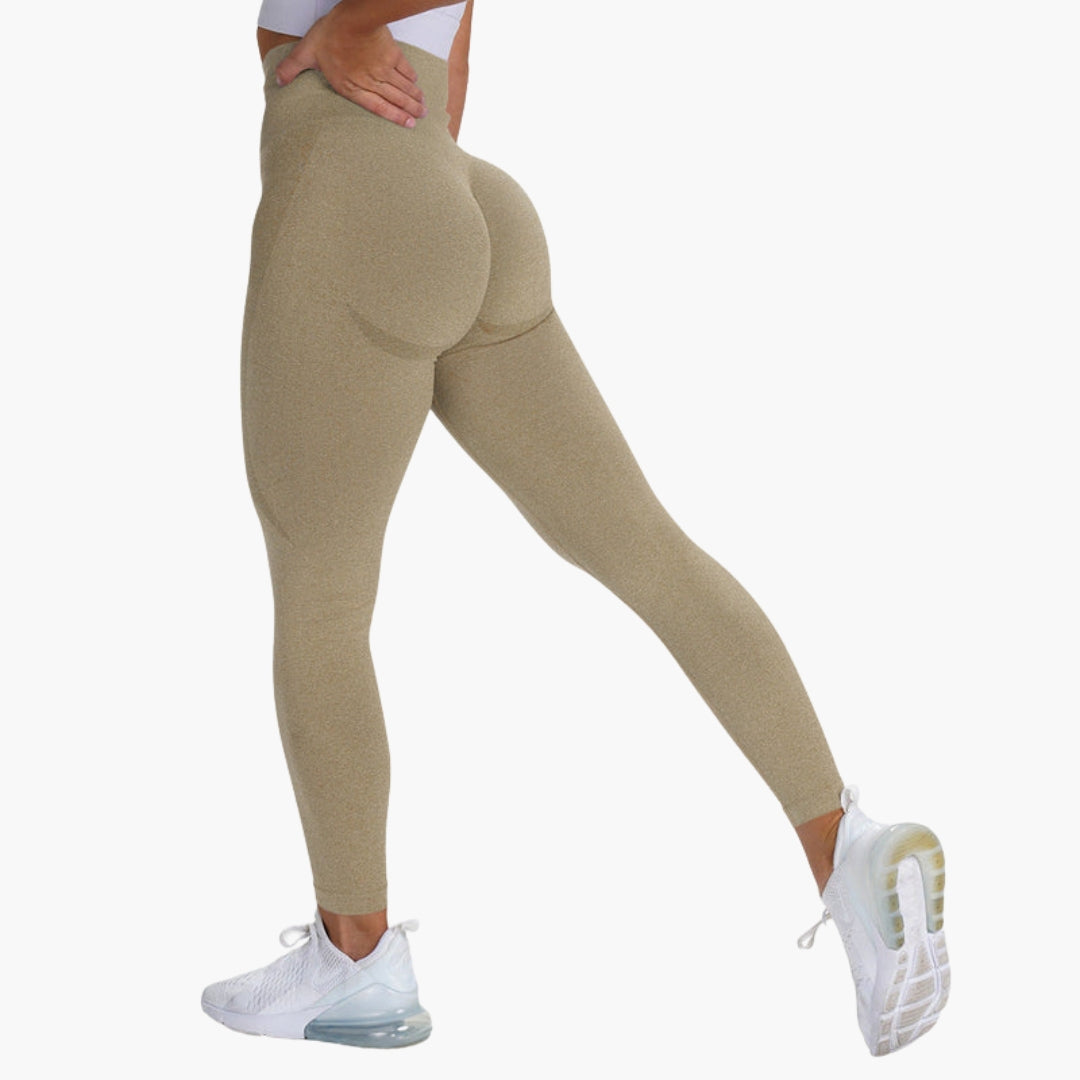 Seamless high-waisted women's sports leggings