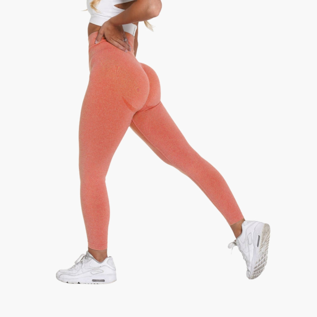 Seamless high-waisted women's sports leggings