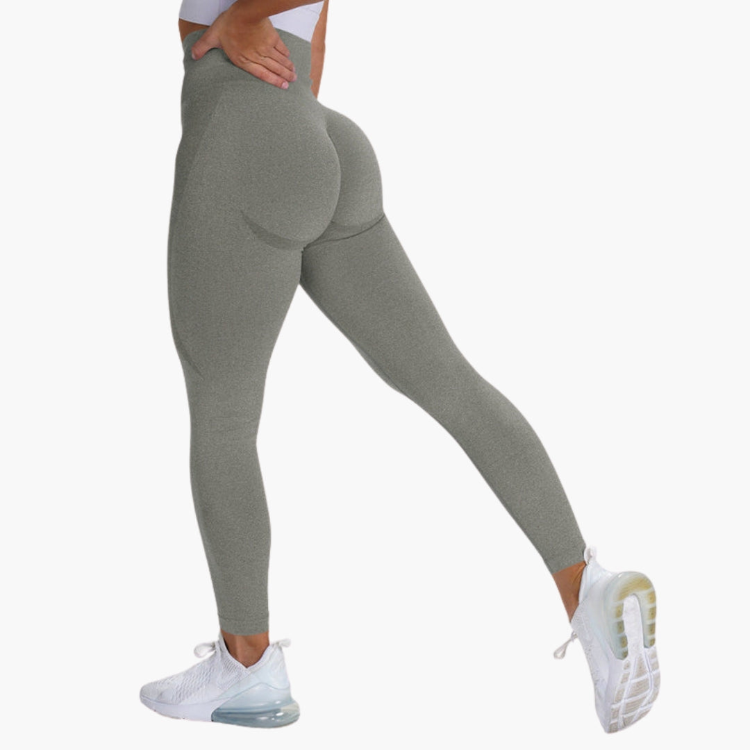 Seamless high-waisted women's sports leggings