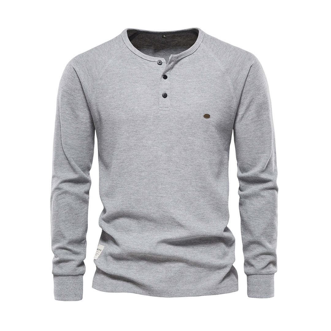Chemise Gable pour homme à manches longues et motif texturé
