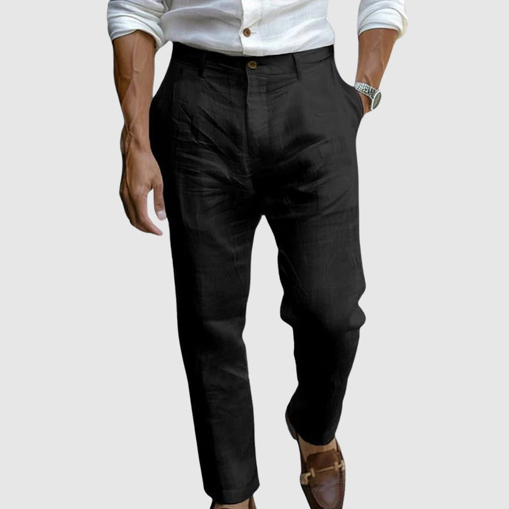 Pantalon en lin pour homme – Saint-Tropez Chic