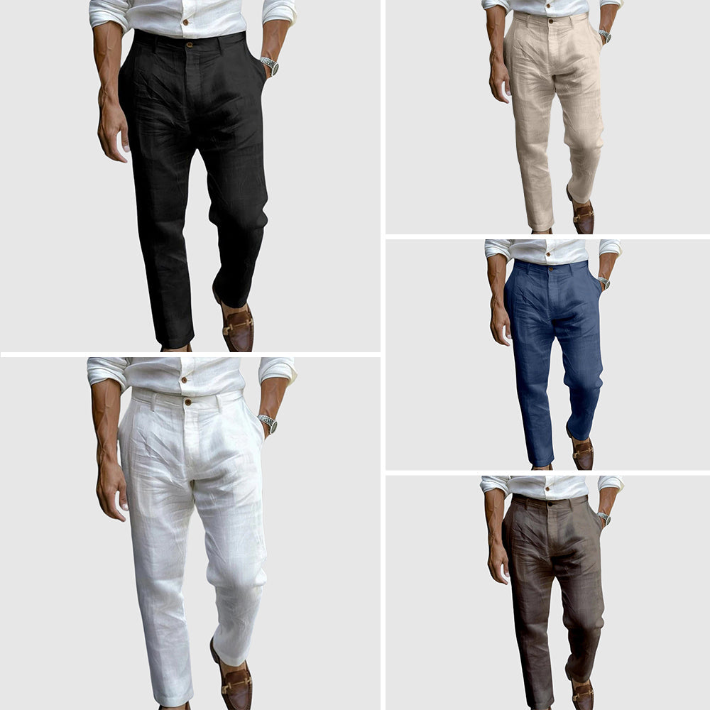 Pantalon en lin pour homme – Saint-Tropez Chic