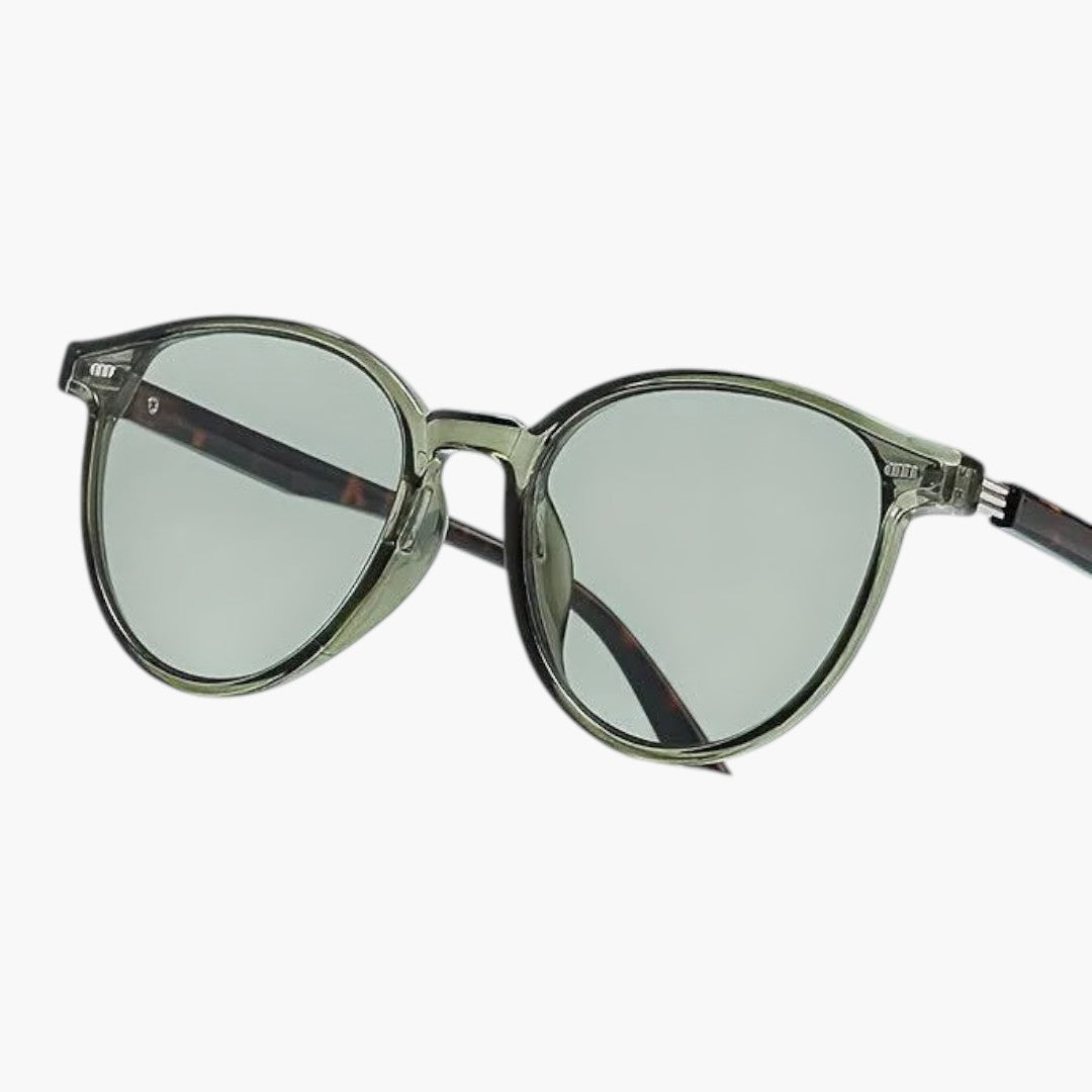 Lunettes de Soleil Femme Rondes avec Verres Polarisés et Monture Légère