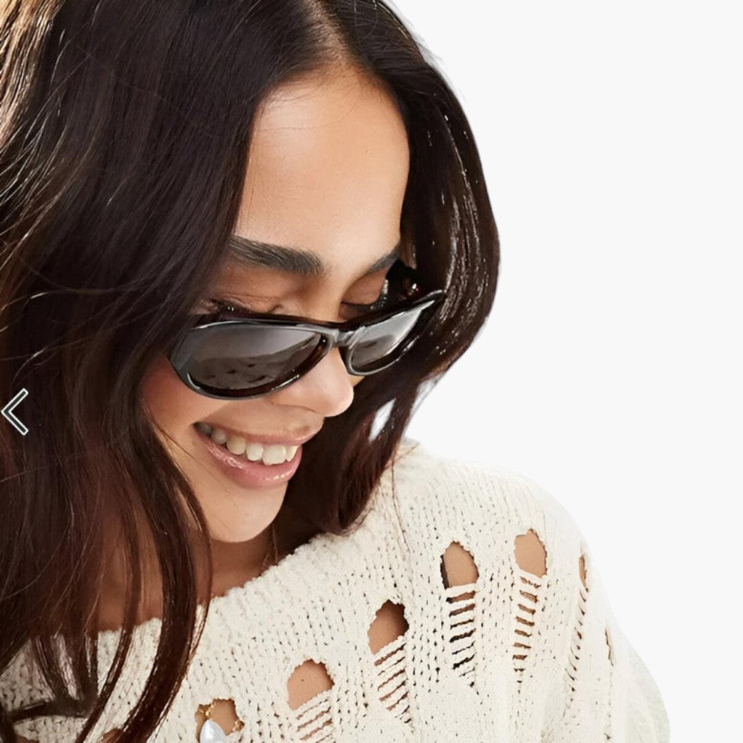 Women's Cat Eye Sunglasses with Thick Frame
