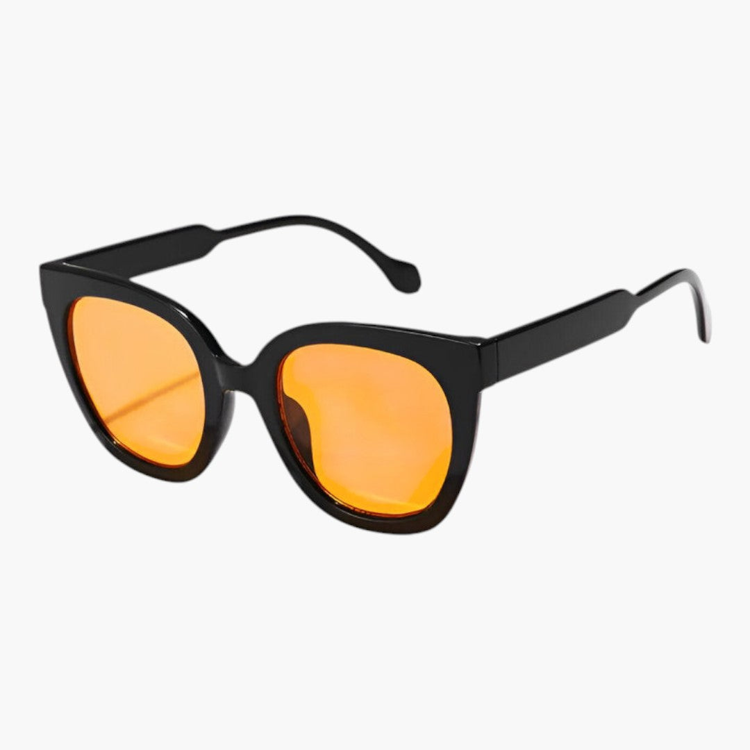Women's Sunglasses with Cat Eye Shape and Thick Frame