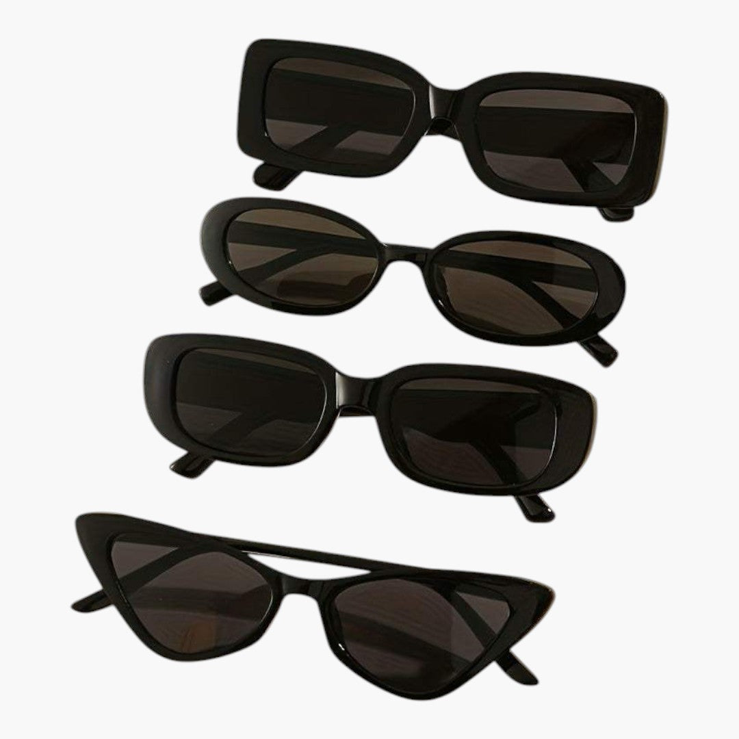 Lunettes de Soleil Femme avec Formes Variées et Monture Épaisse