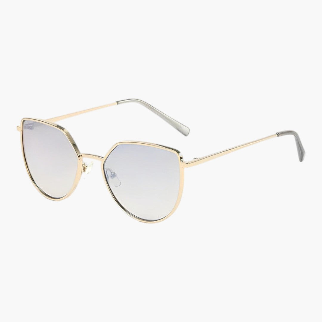 Women's Sunglasses with Cat Eye Frame and Adjustable Nose Pads