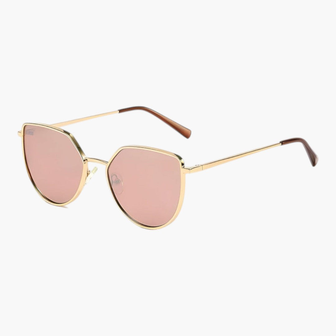 Women's Sunglasses with Cat Eye Frame and Adjustable Nose Pads