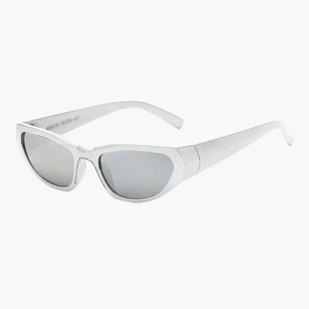 Women's Sunglasses with Wraparound Frame and Tinted Lenses