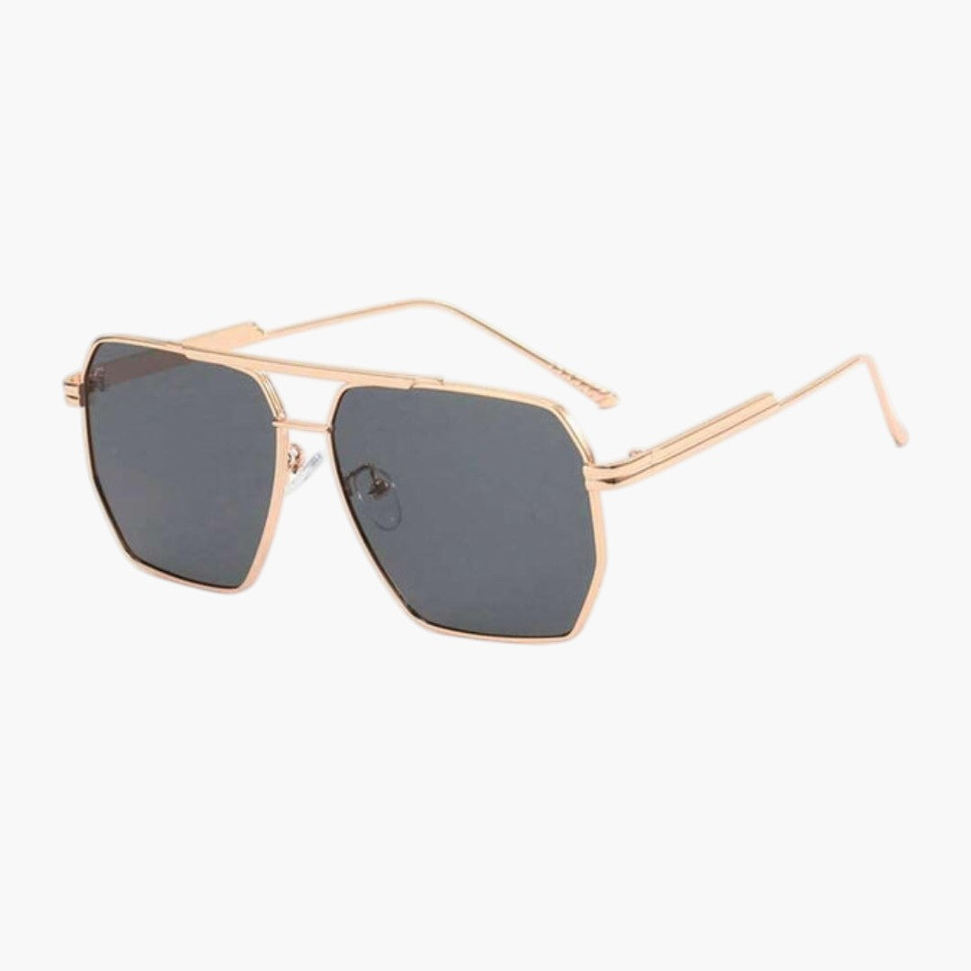 Lunettes de soleil femmes a monture métallique et verres polarisés